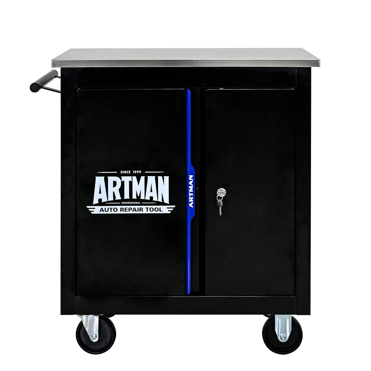 Movable Lockable Double Door Partition with Lock
