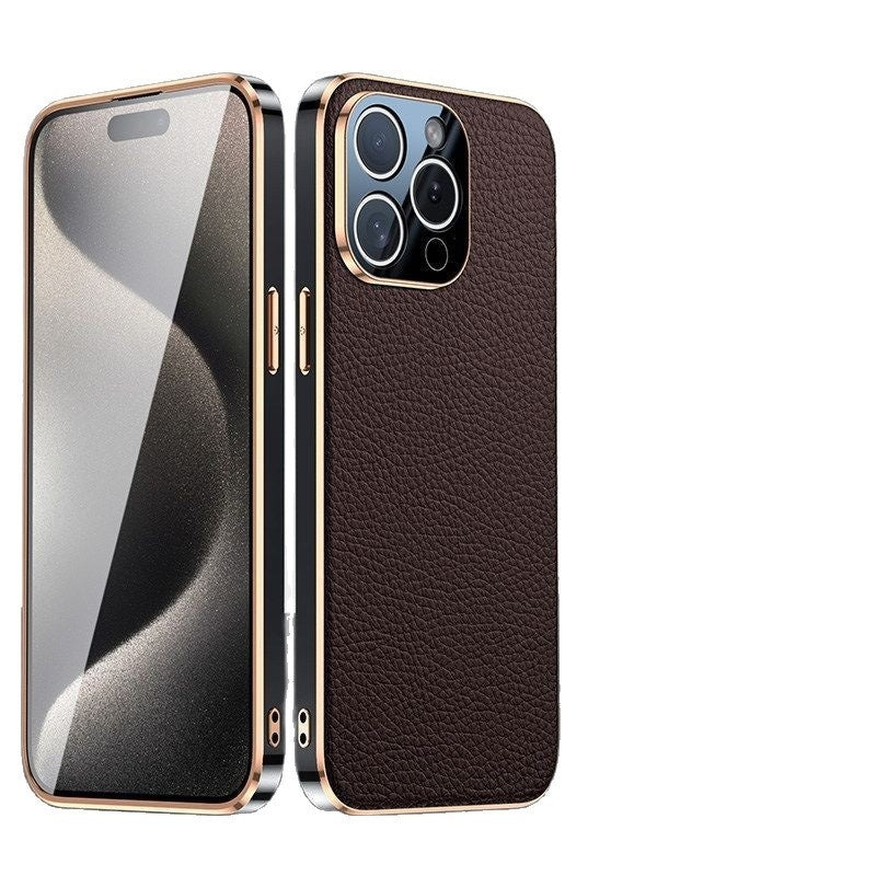 New High End Genuine Leather Phone Case Full Body Drop Proof Design