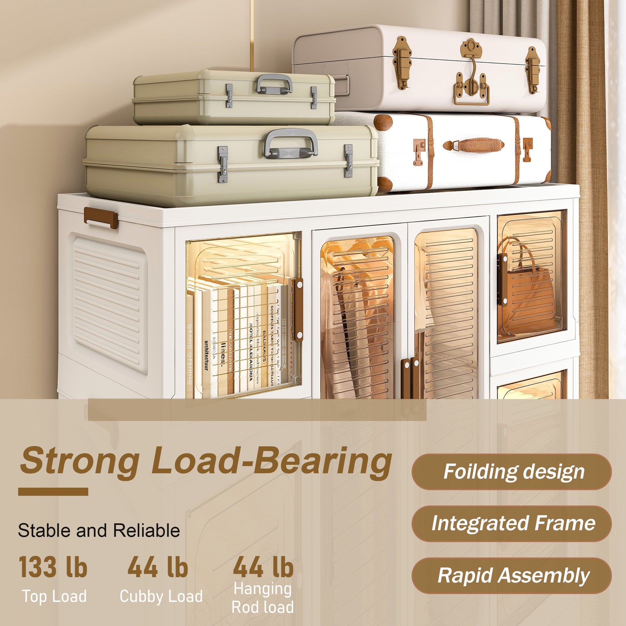 Portable Wardrobe Closet Storage Organizer