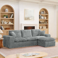 107'' Modern Boucle Sectional Sofa with Reversible Chaise