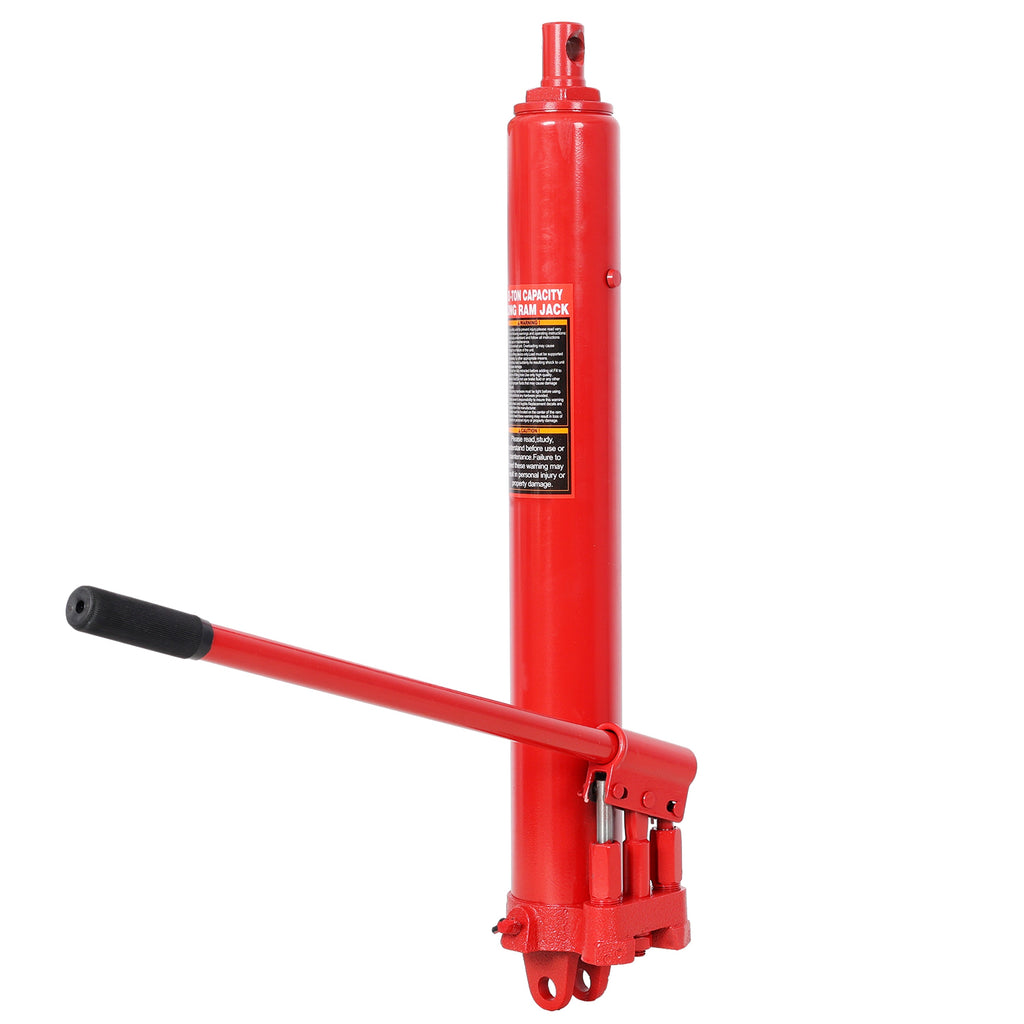 8 Ton Hydraulic Long Ram Jack - Dual Double Piston Pump