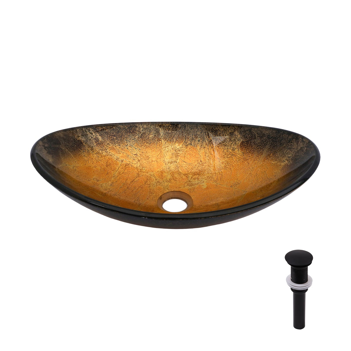 Artistic Tempered Glass Vessel Sink