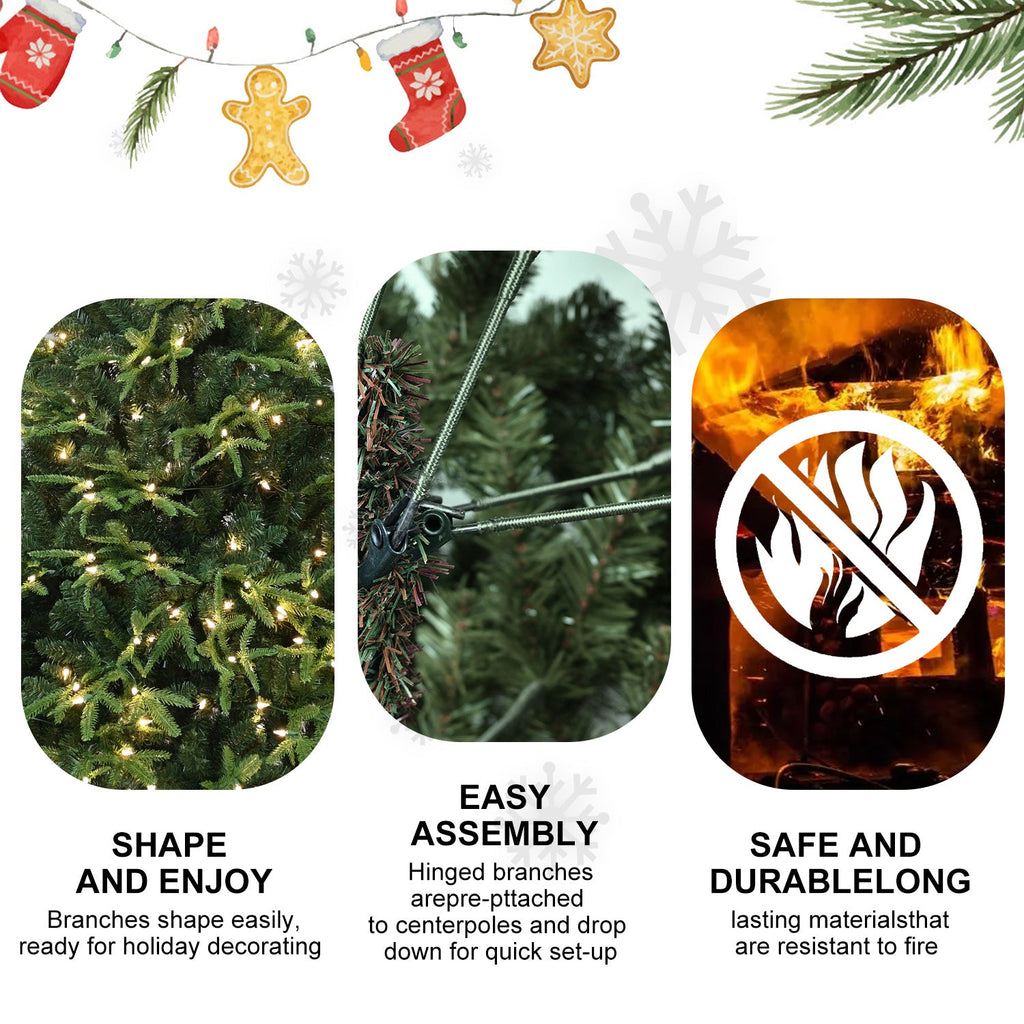 4ft Pre-Lit Artificial Christmas Tree