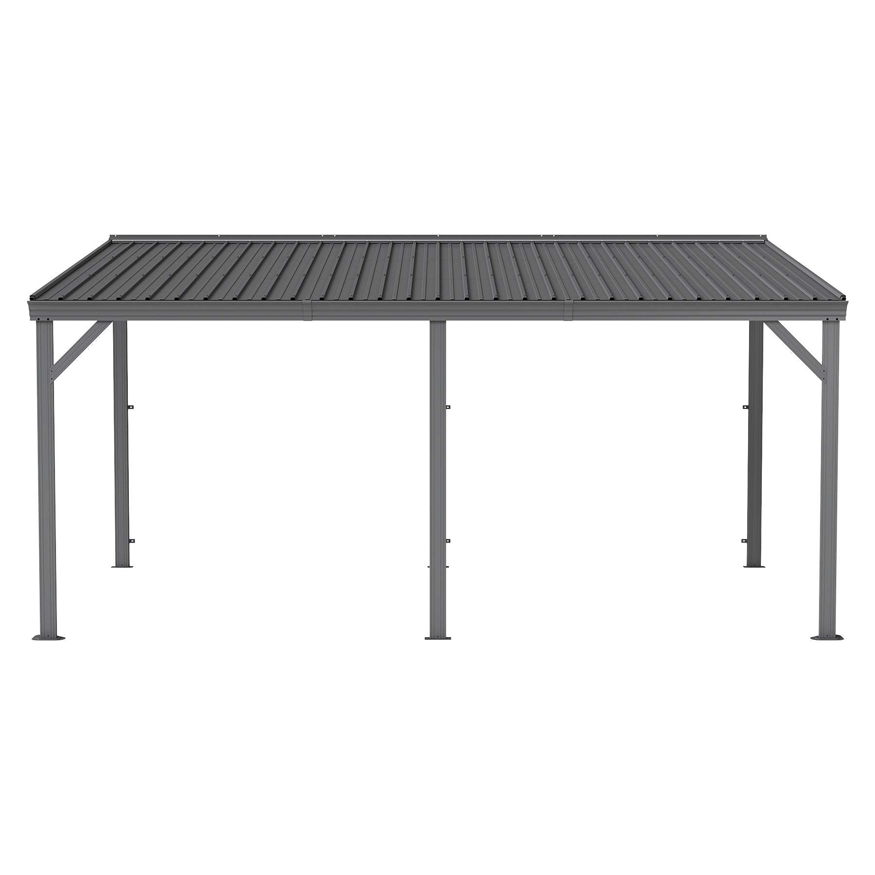 10'x16' Hardtop Wall Mounted Gazebo