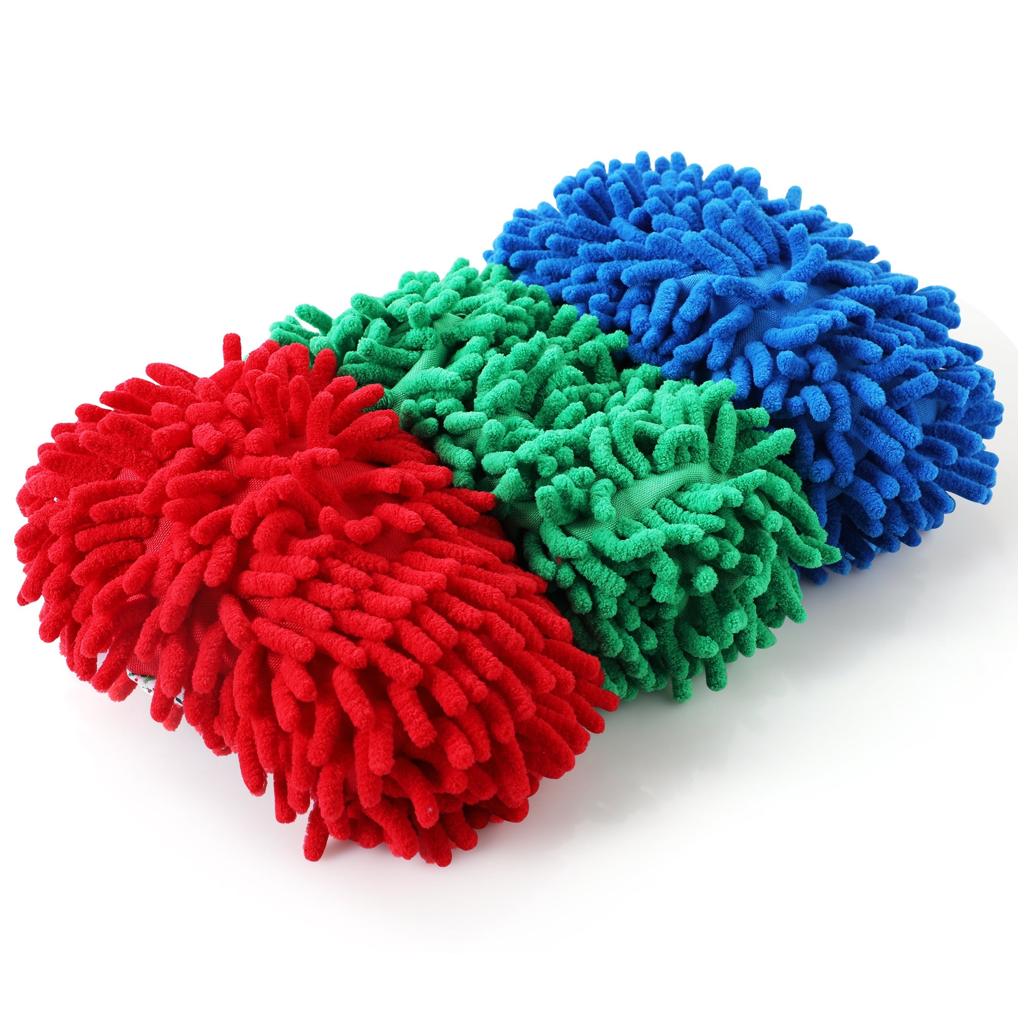 Microfiber Mop Slippers - Set of 3 for Effortless Cleaning
