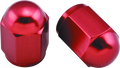 BikeMaster Valve Caps Aluminum (6 Pair) - Red 151689