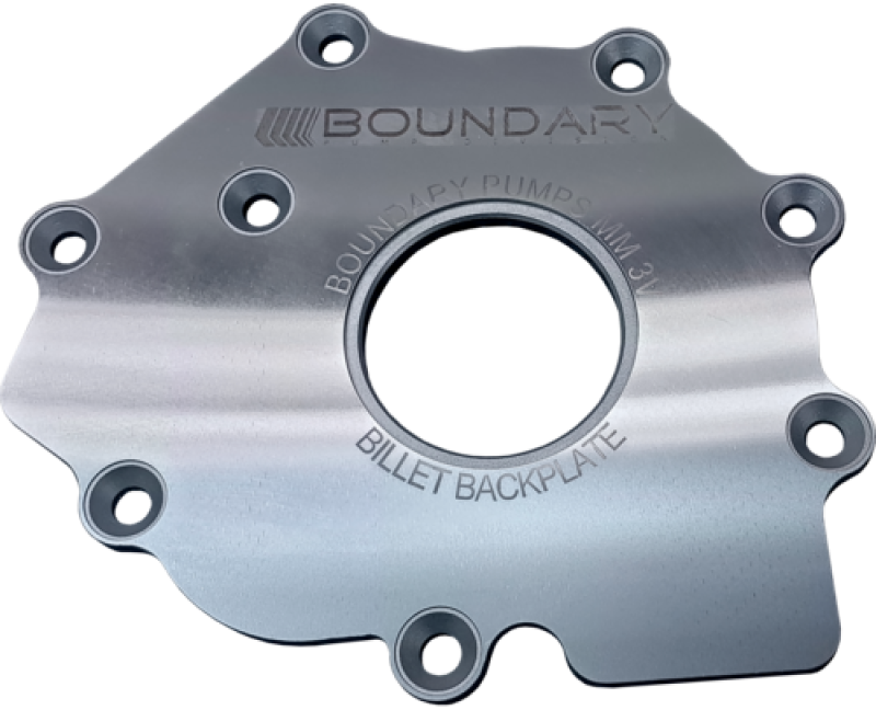 Boundary 05-14 Ford Modular Motor 3V & GT500 V8 Billet Back Plate MM-BBP-3V