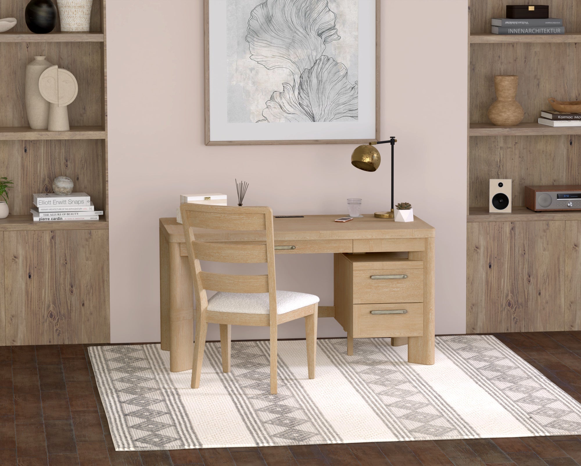 Tan Desk