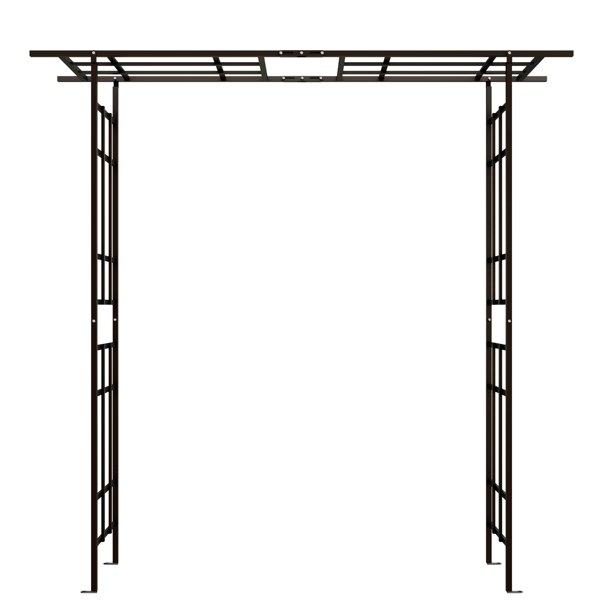 Metal Garden Arch with Adjustable Width