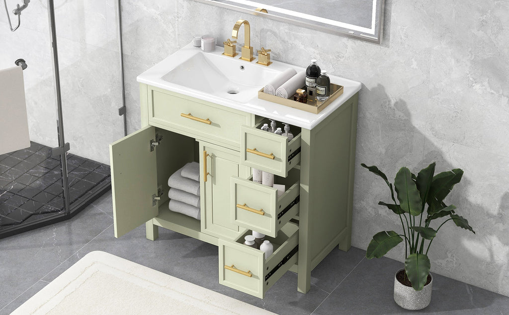 36" Bathroom Vanity with Sink Top