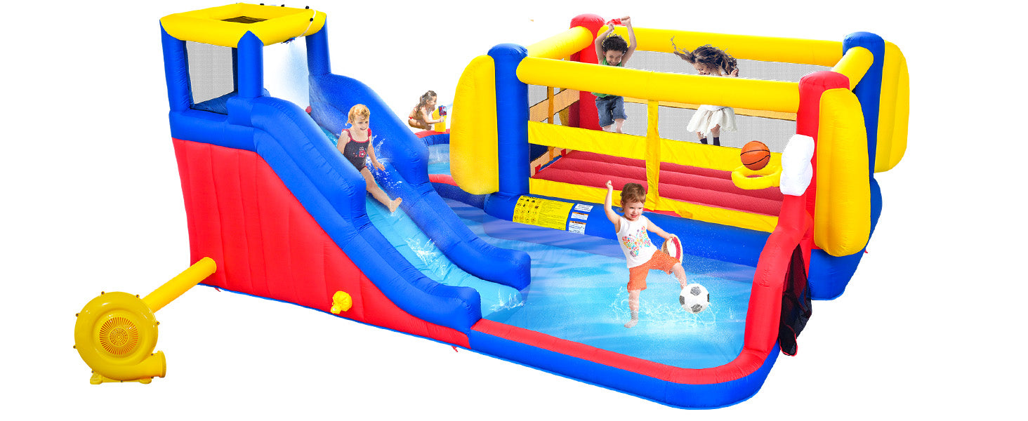 7 in 1 Inflatable Slide Water Park
