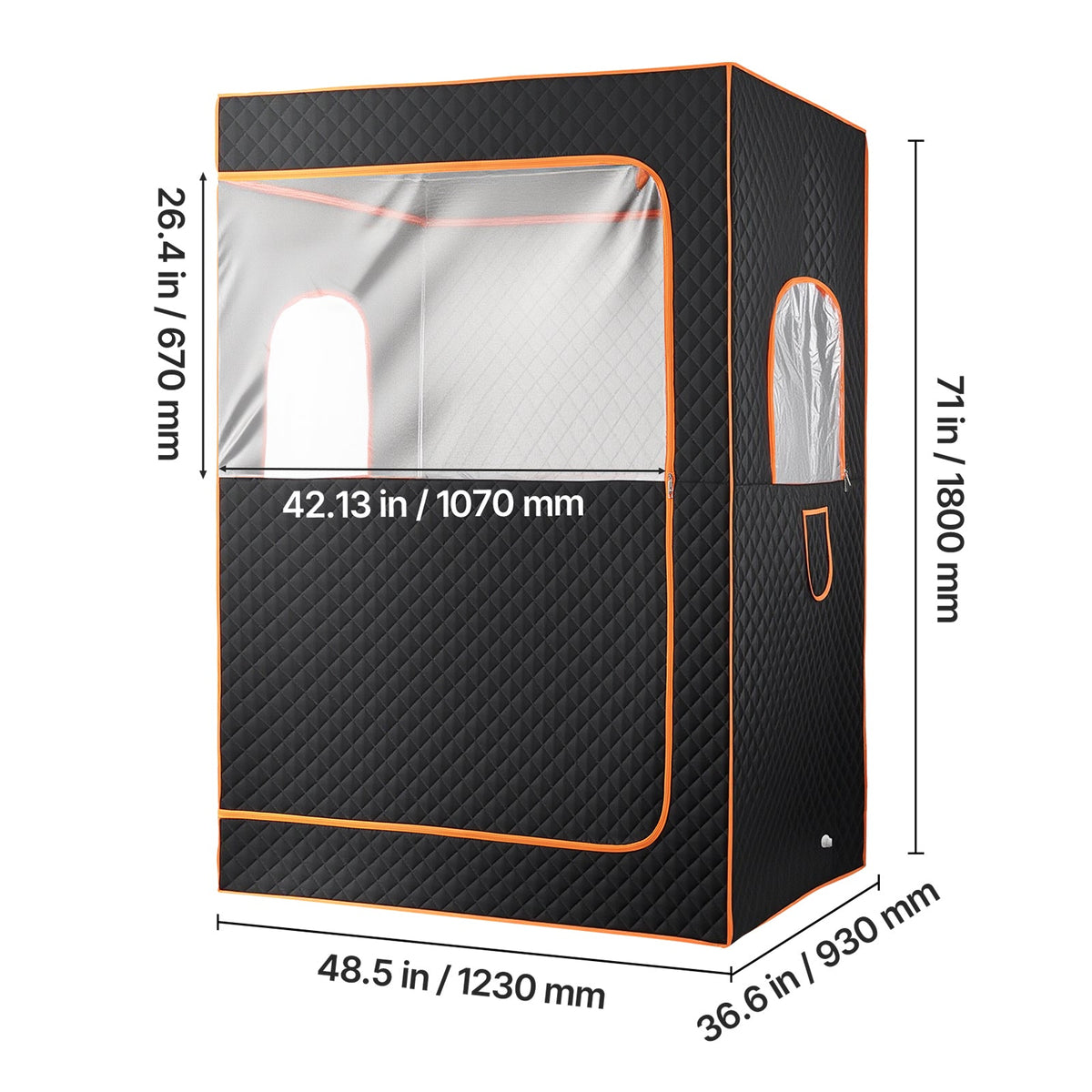 Upgraded Portable Steam Sauna for Home, 2 Person Full Body Home Spa Tent
