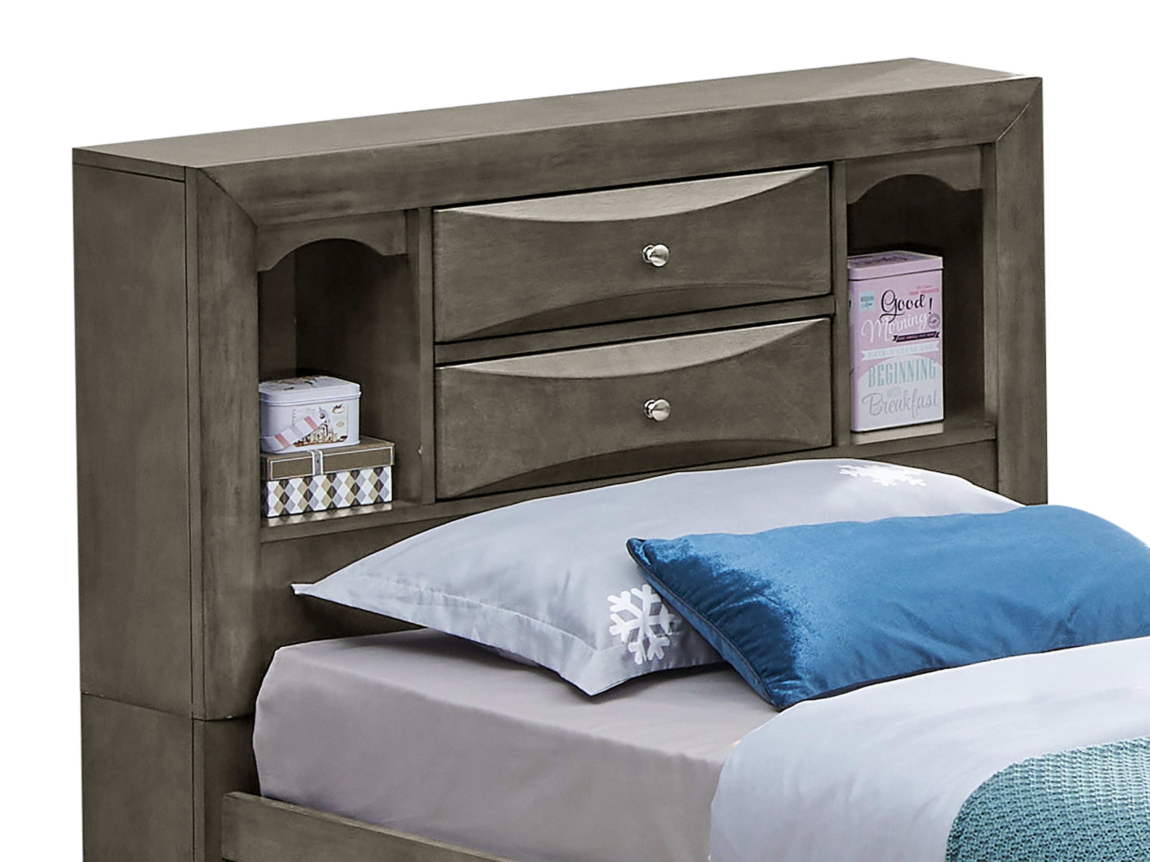 Stylish Contemporary Twin Bed With Storage