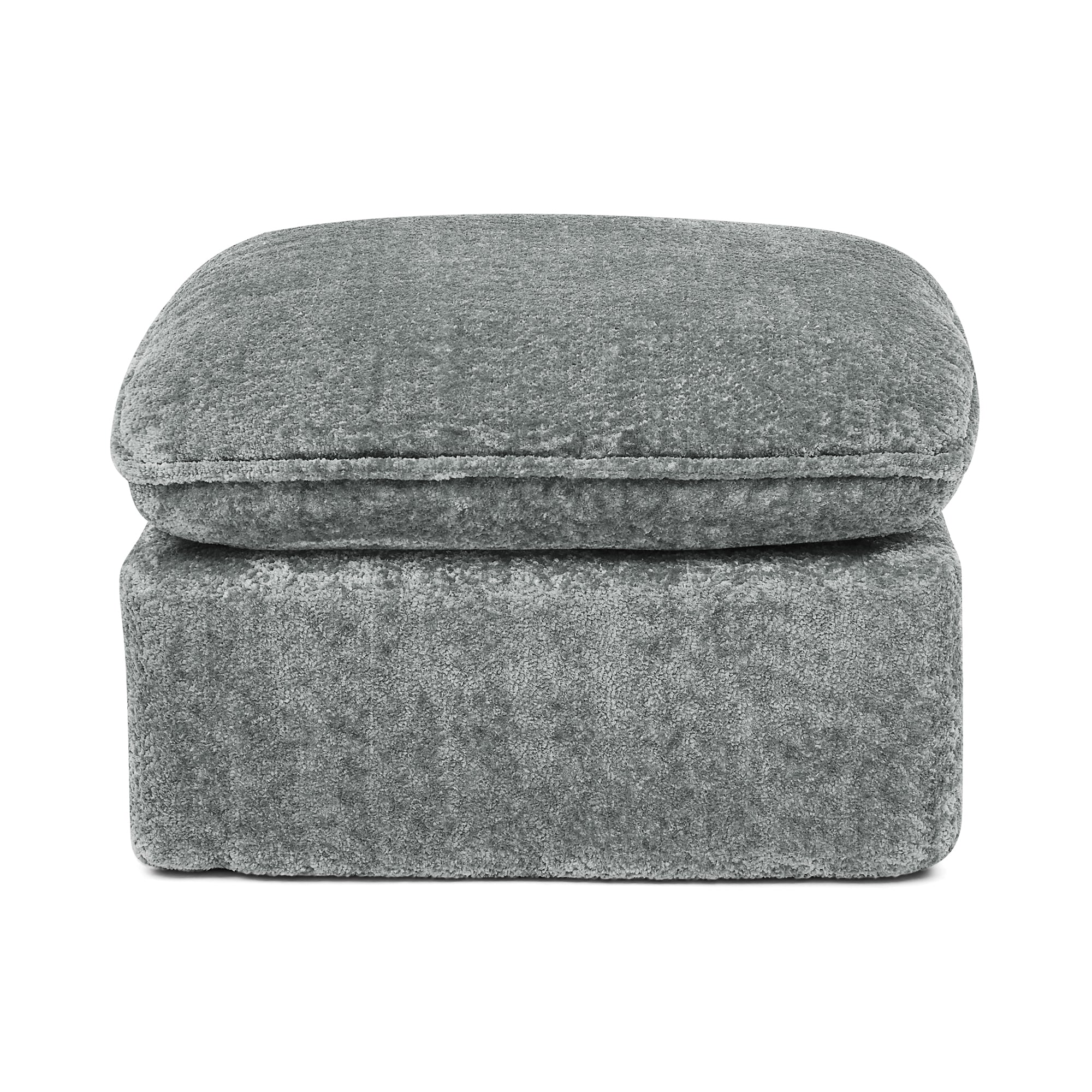 107'' Modern Boucle L-shaped Sectional Sofa with Moveable Ottoman