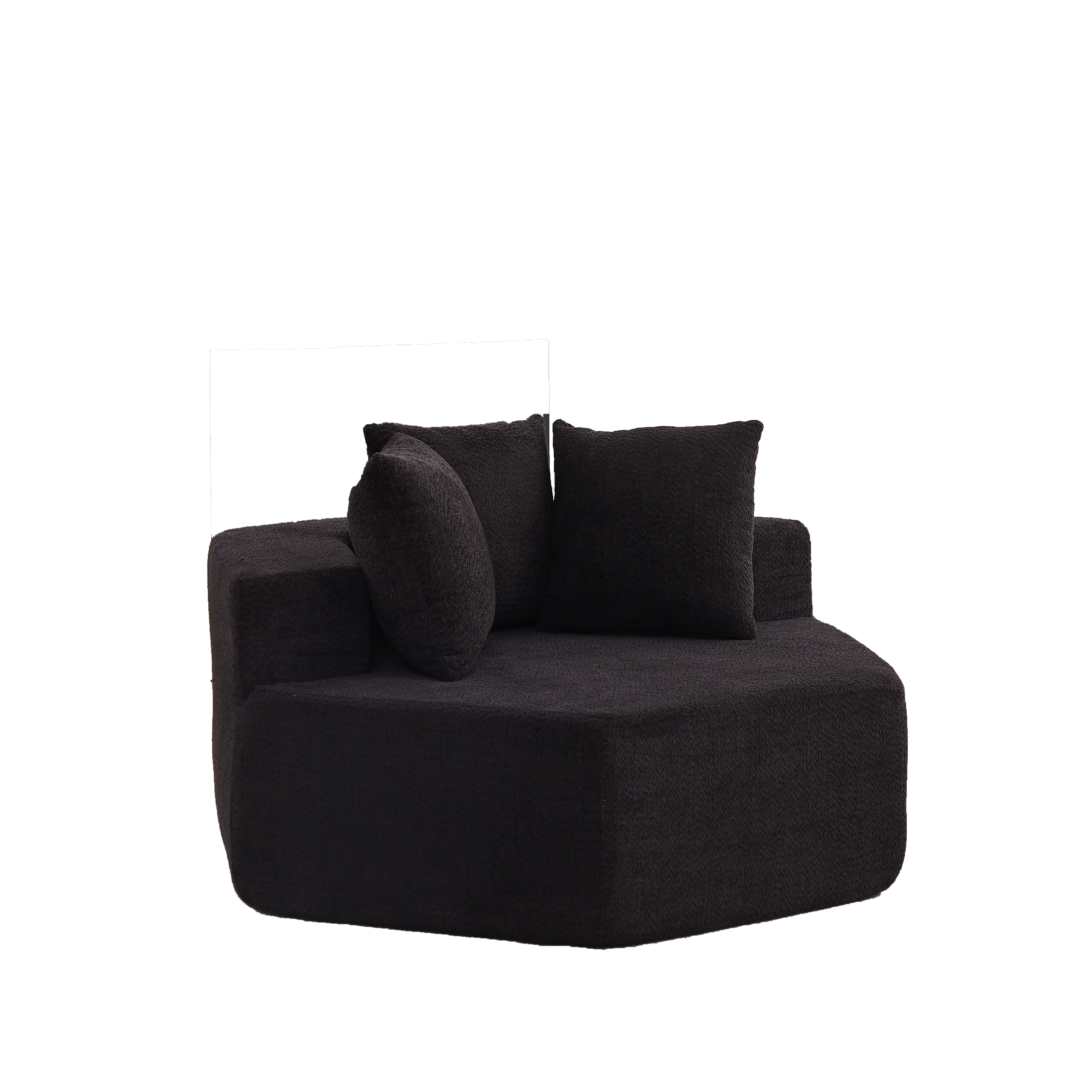 54-Inch Modern-Style Hexagonal Lounge Chair