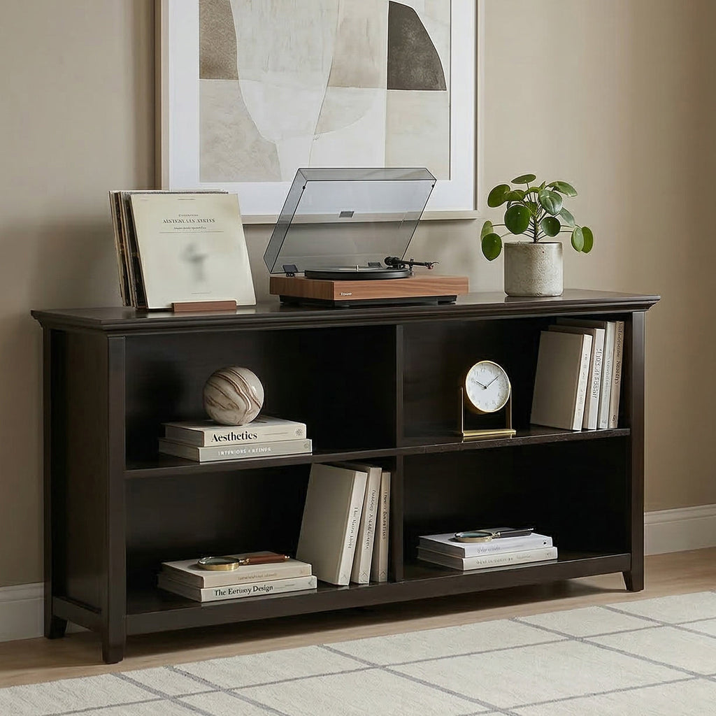 Amherst Low 4 Shelf Bookcase