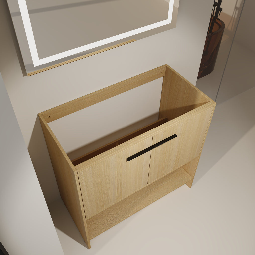 36" Freestanding Bathroom Vanity with 2 Doors