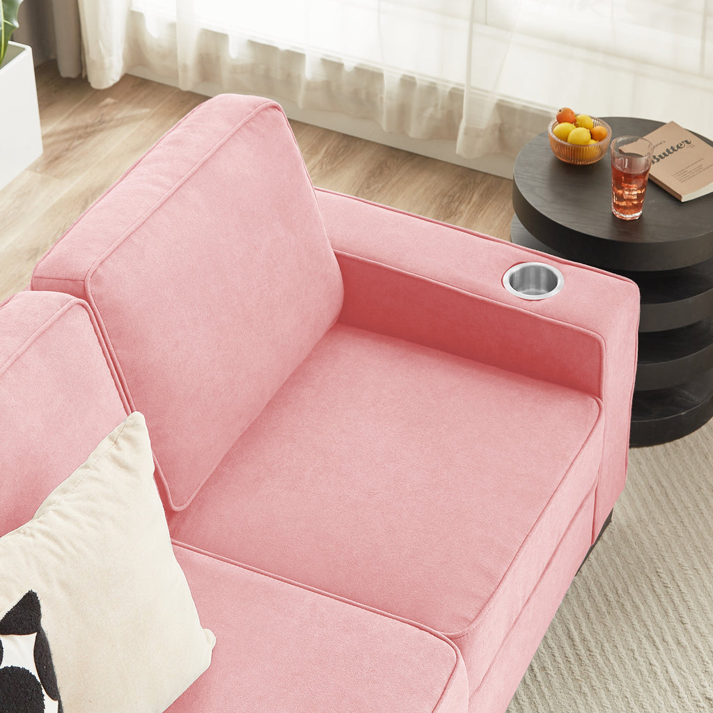 Modern Snowfleece 3-Seater Sofa