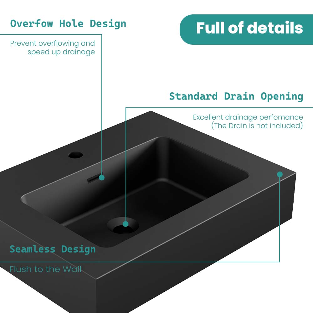 Integrated Engineered Solid Surface Basin