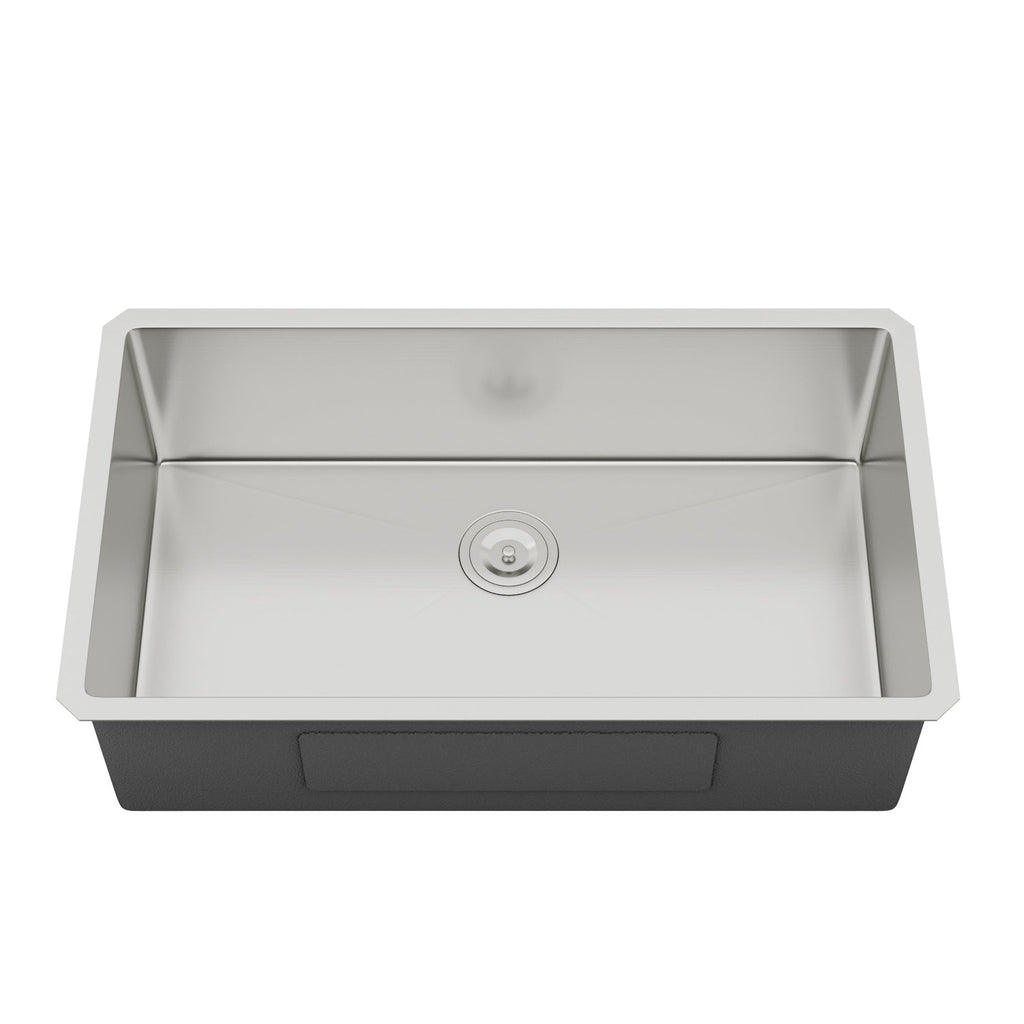 33 Inch Undermount Sink - Stainless Steel Kitchen Sink