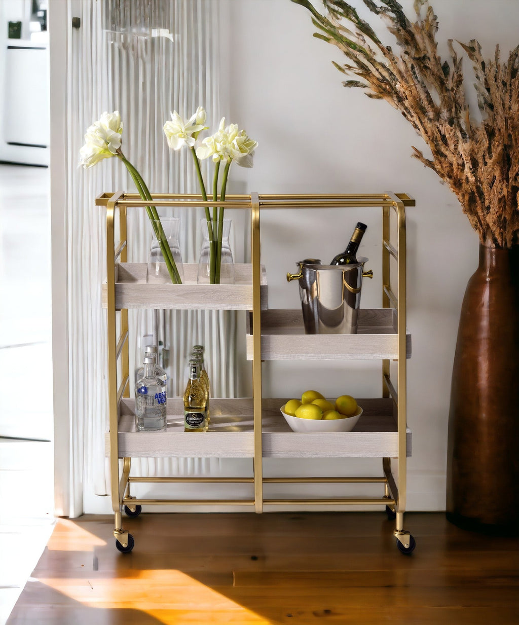 Vorrik Kitchen Serving Cart
