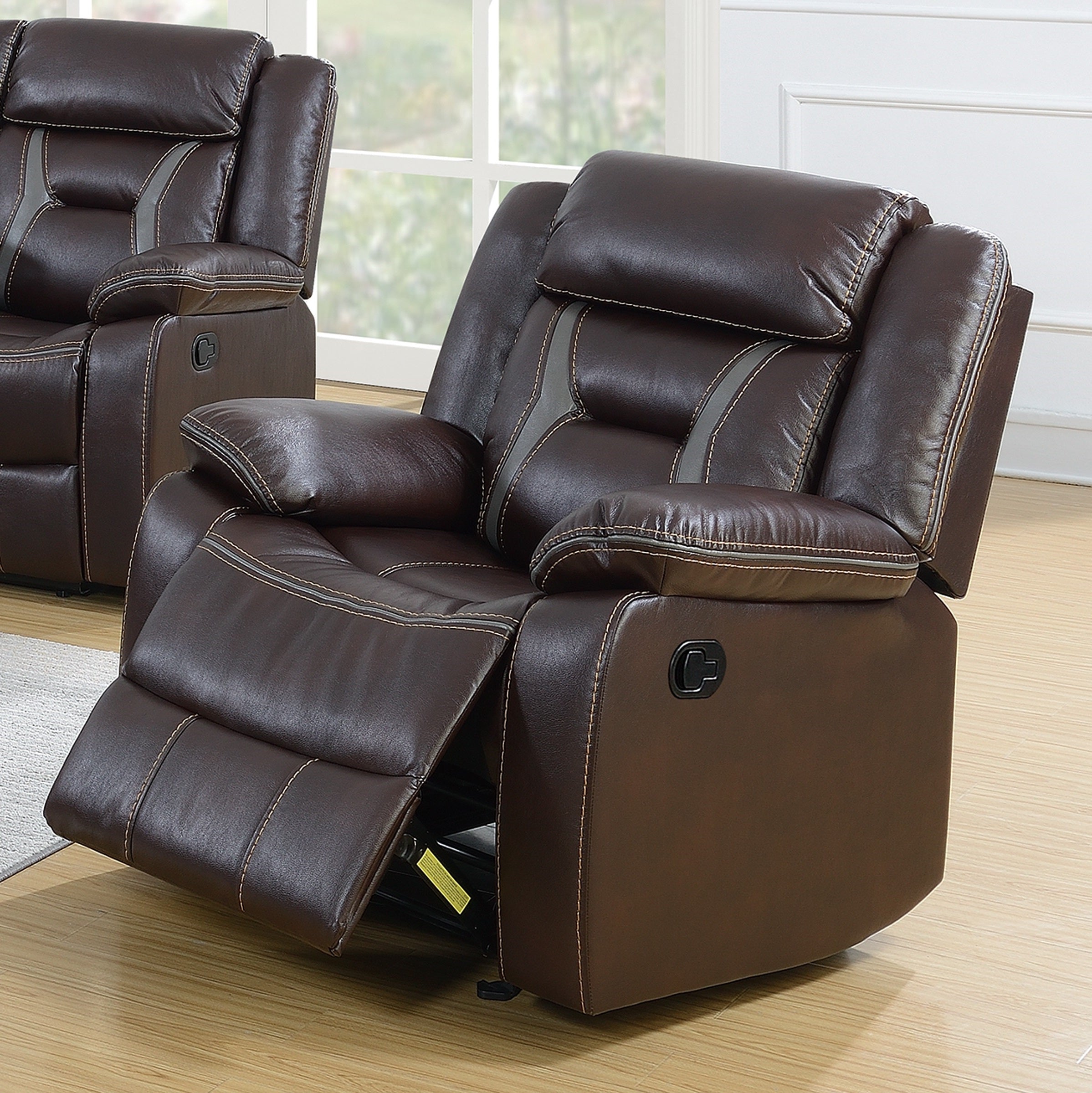 Modern Elegant Power Motion 2pc Living Room Set