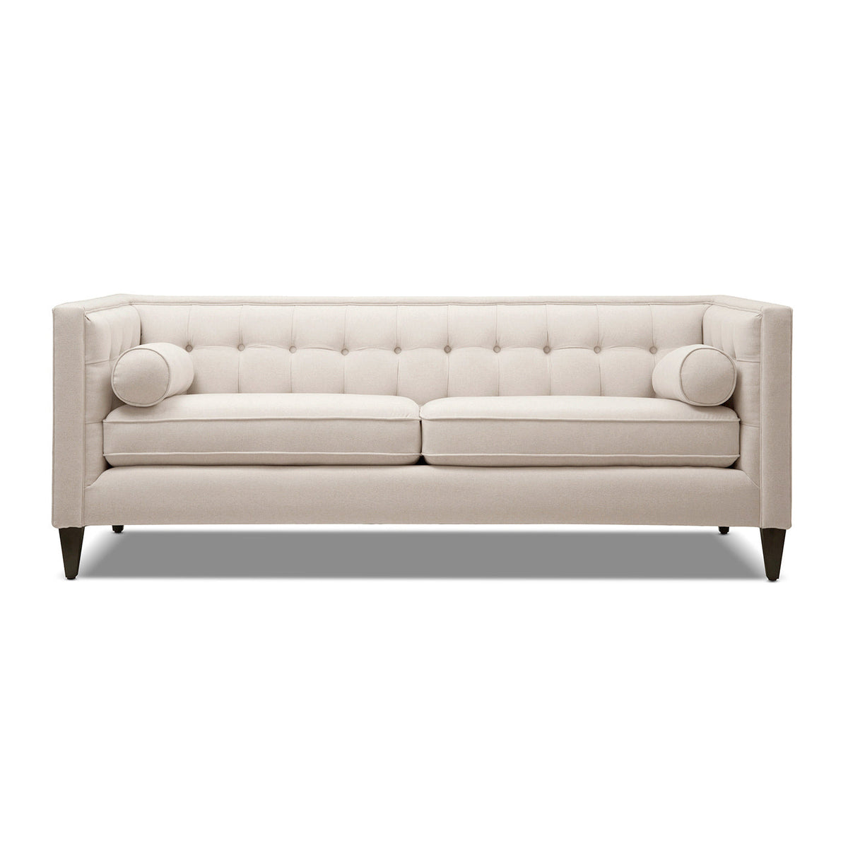 Jack 84" Modern Tuxedo Tufted Sofa, Sky Neutral
