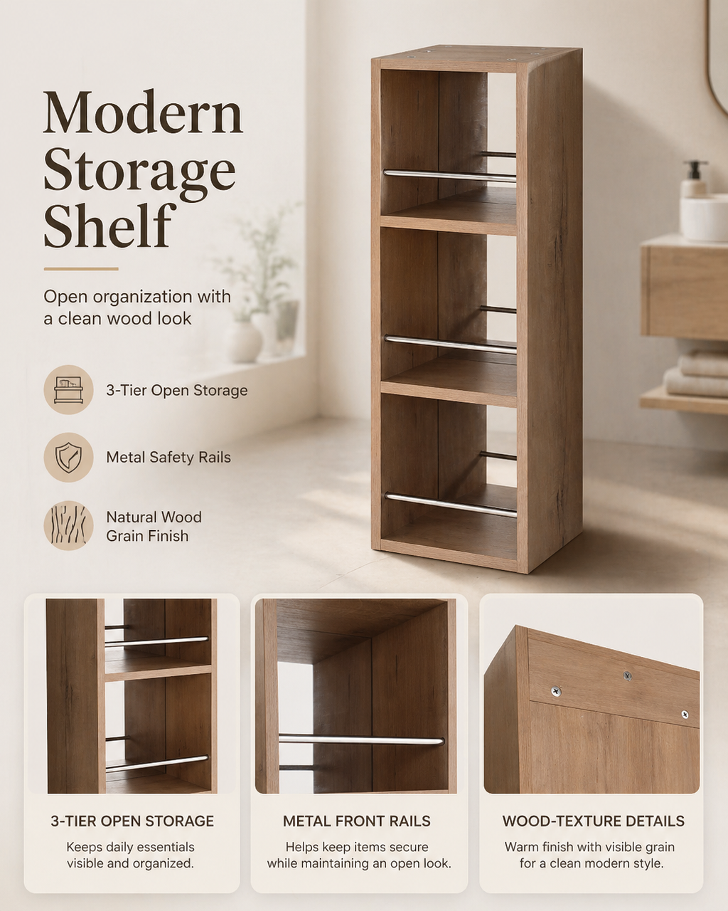 10'' Wall Mounted Mirror Cabinet