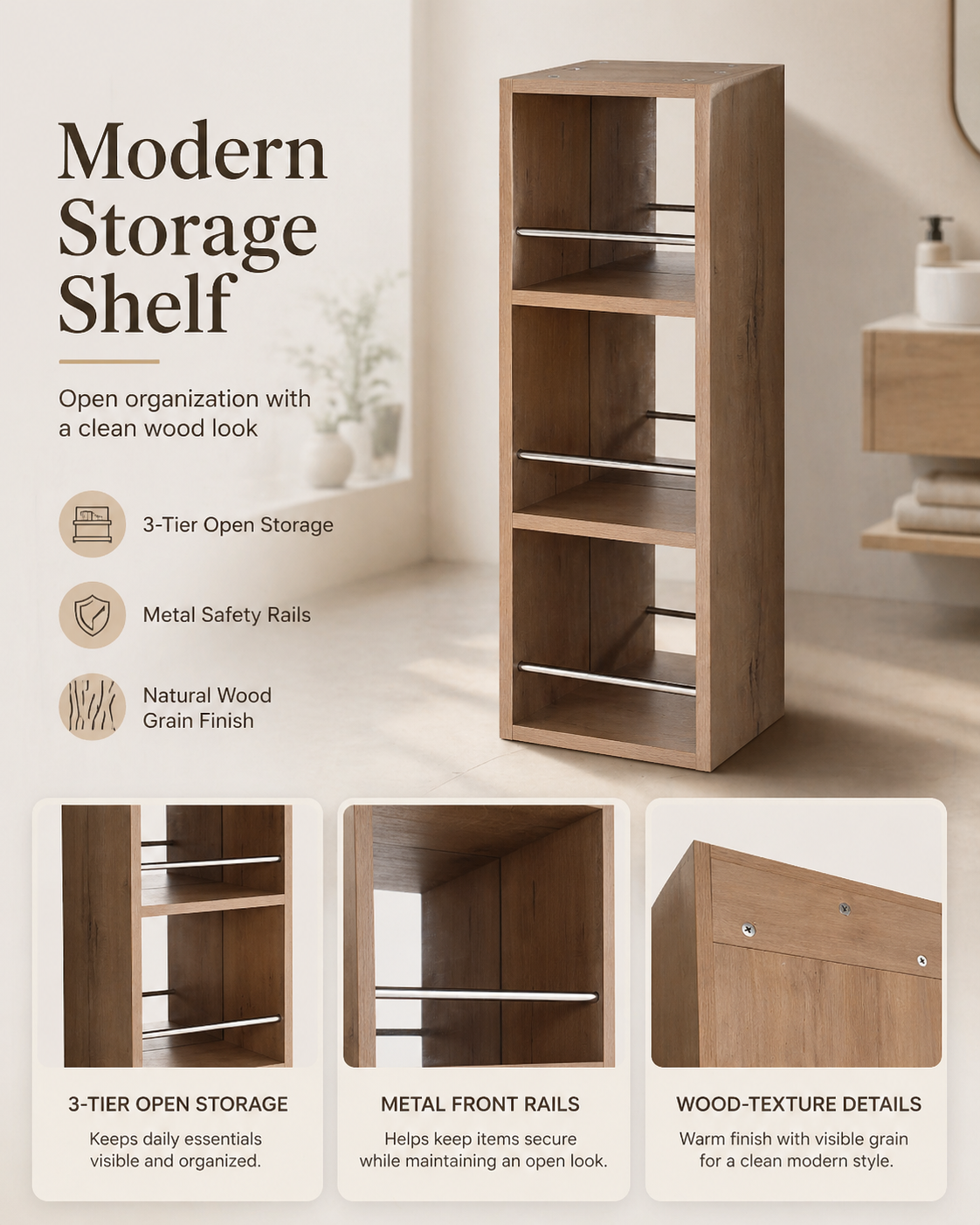10'' Wall Mounted Mirror Cabinet