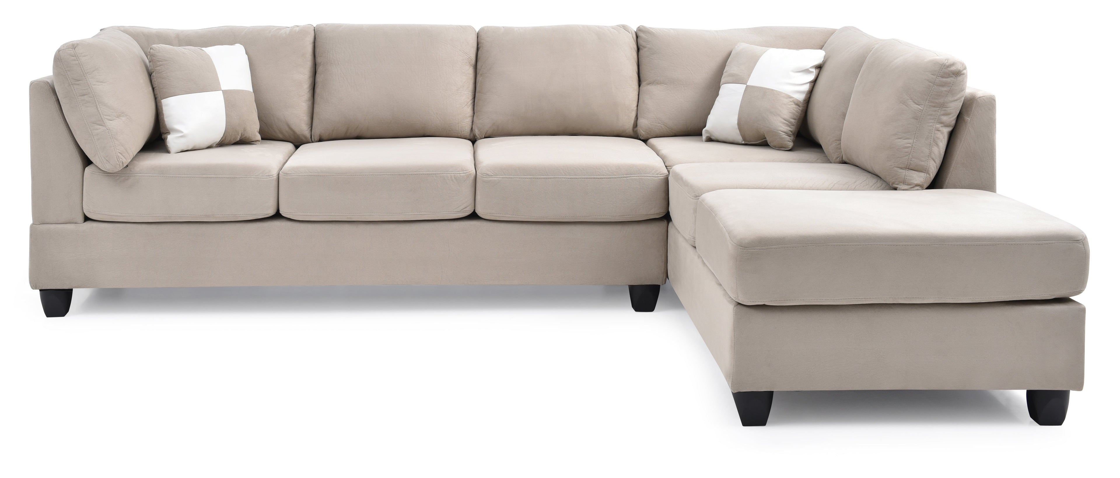 Malone G631B-SC Sectional Without Ottoman