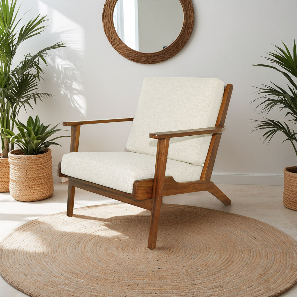 Connor Solid Wood Accent Chair