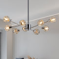 28" Modern Crystal Chandeliers with 9 Lights