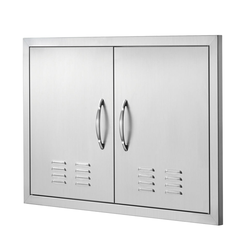 BBQ Access Door, 30W x 21H Inch Double Outdoor Kitchen Door