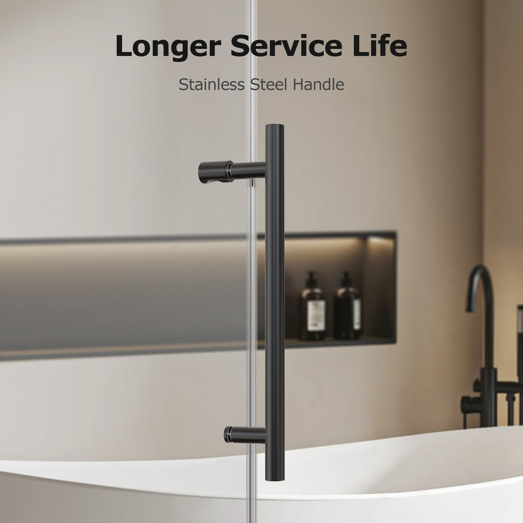 46-48" W * 76" H Frameless Single Sliding Shower Doors