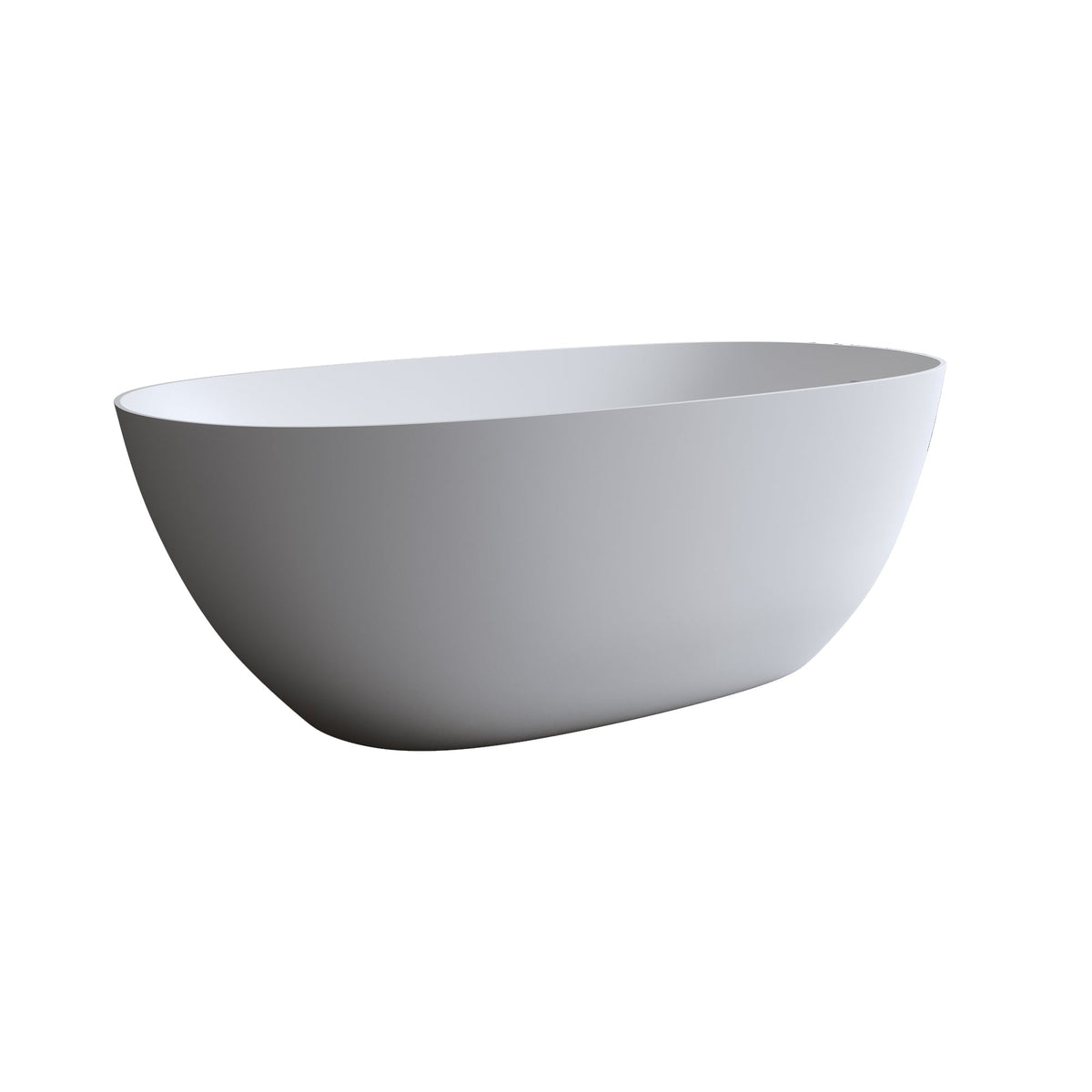 69'' Freestanding Bathtub Resin Stone Soaking Bathtub