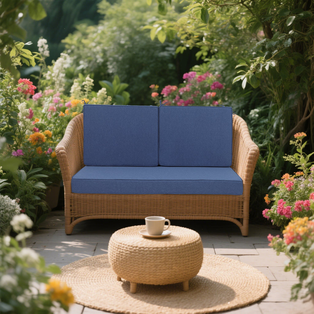 Outdoor Loveseat Cushion Set