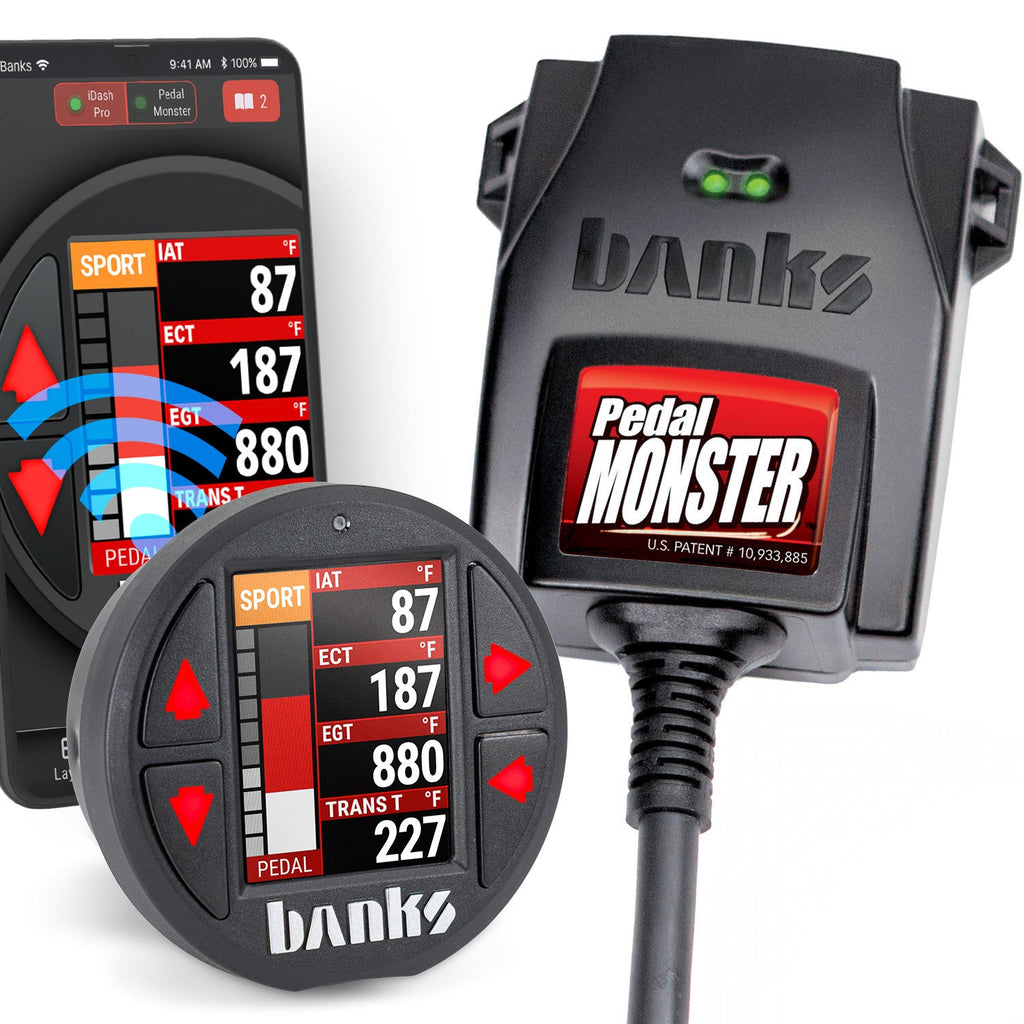 Banks Power Pedal Monster Kit Molex MX64 6 Way w/iDash Pro 07-19 RAM 2500/3500 and 11-20 FORD 6.7L 64312-CP