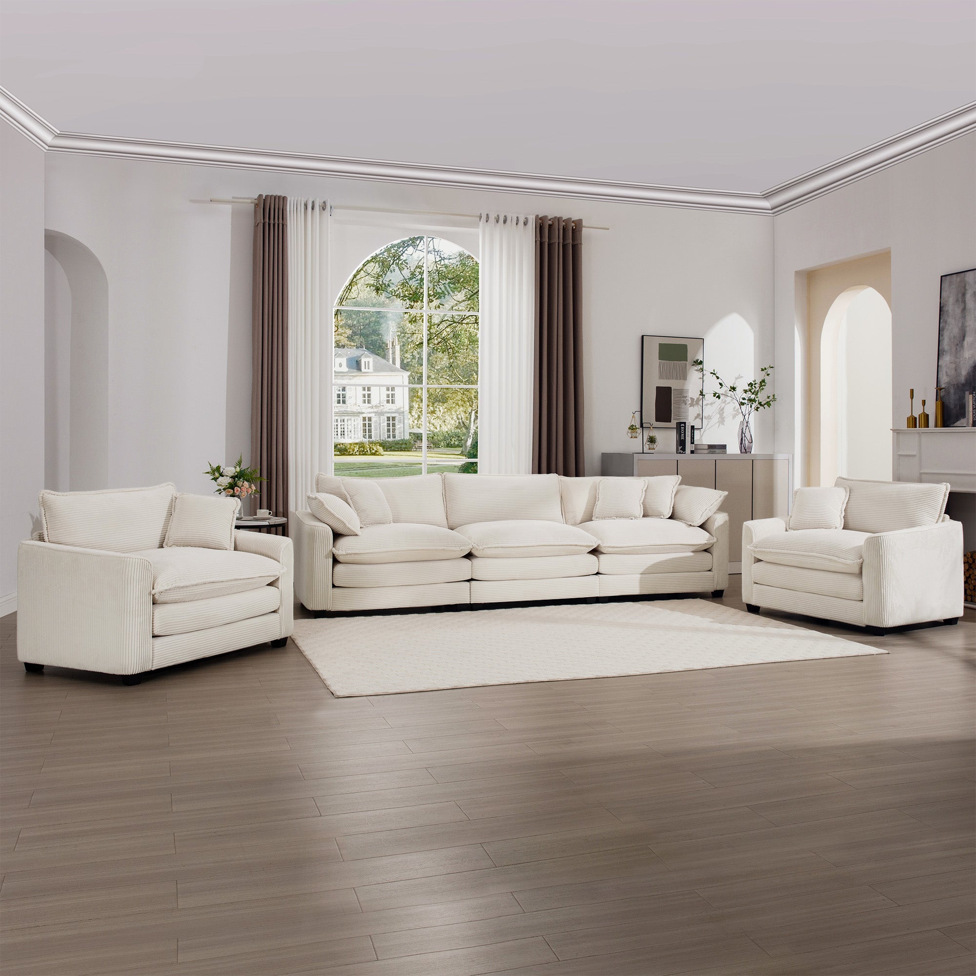 Luxurious and Sophisticated Sofa Set