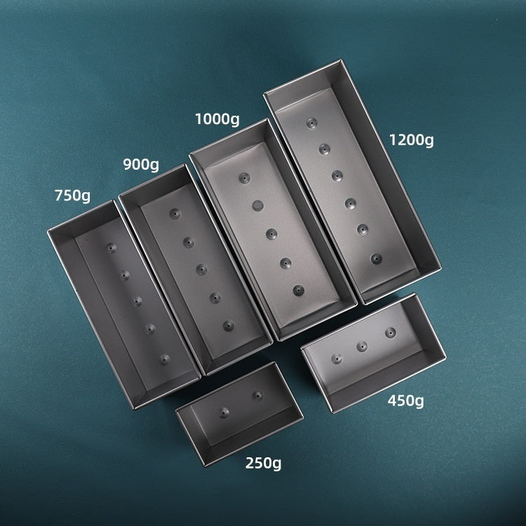 Rectangular Toast Box With Lid Commercial Bread Mold