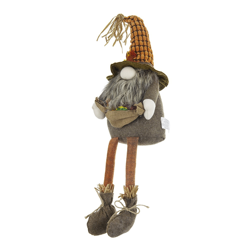 2-Piece Fabric Sitting Gnome Figurines
