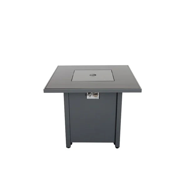 25" H x 30" W Steel Outdoor Fire Pit Table