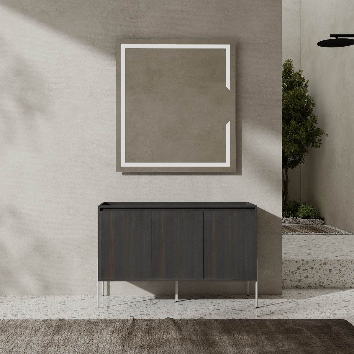 48" Freestanding Bathroom Vanity - Storage Cabinet