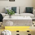 Coffee Table with Sliding Tabletop and Hidden Storage