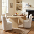 68.75" Wood Dining Table Set with 4 Chairs