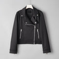 Versatile Short, Cool Biker-style Jacket For Women