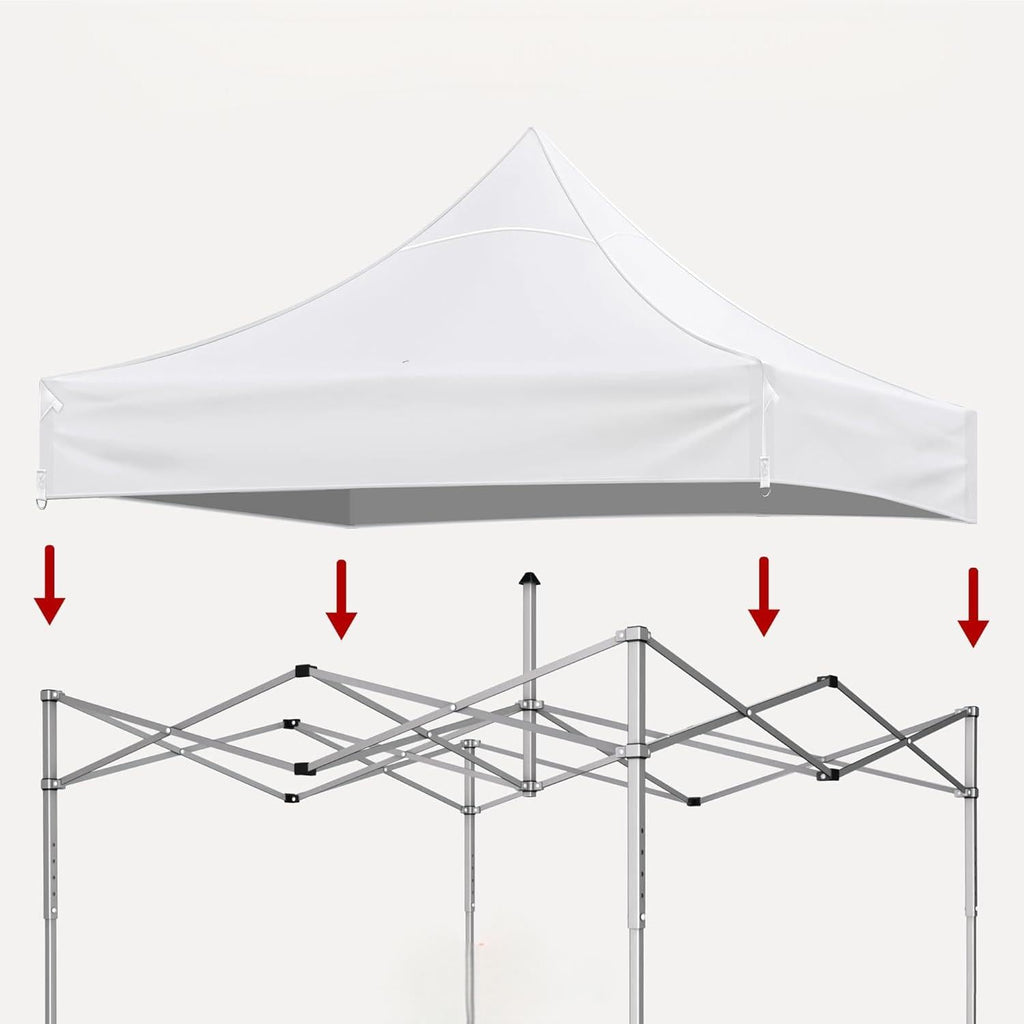 10x10 Canopy Replacement Top for Pop Up Canopy Tent