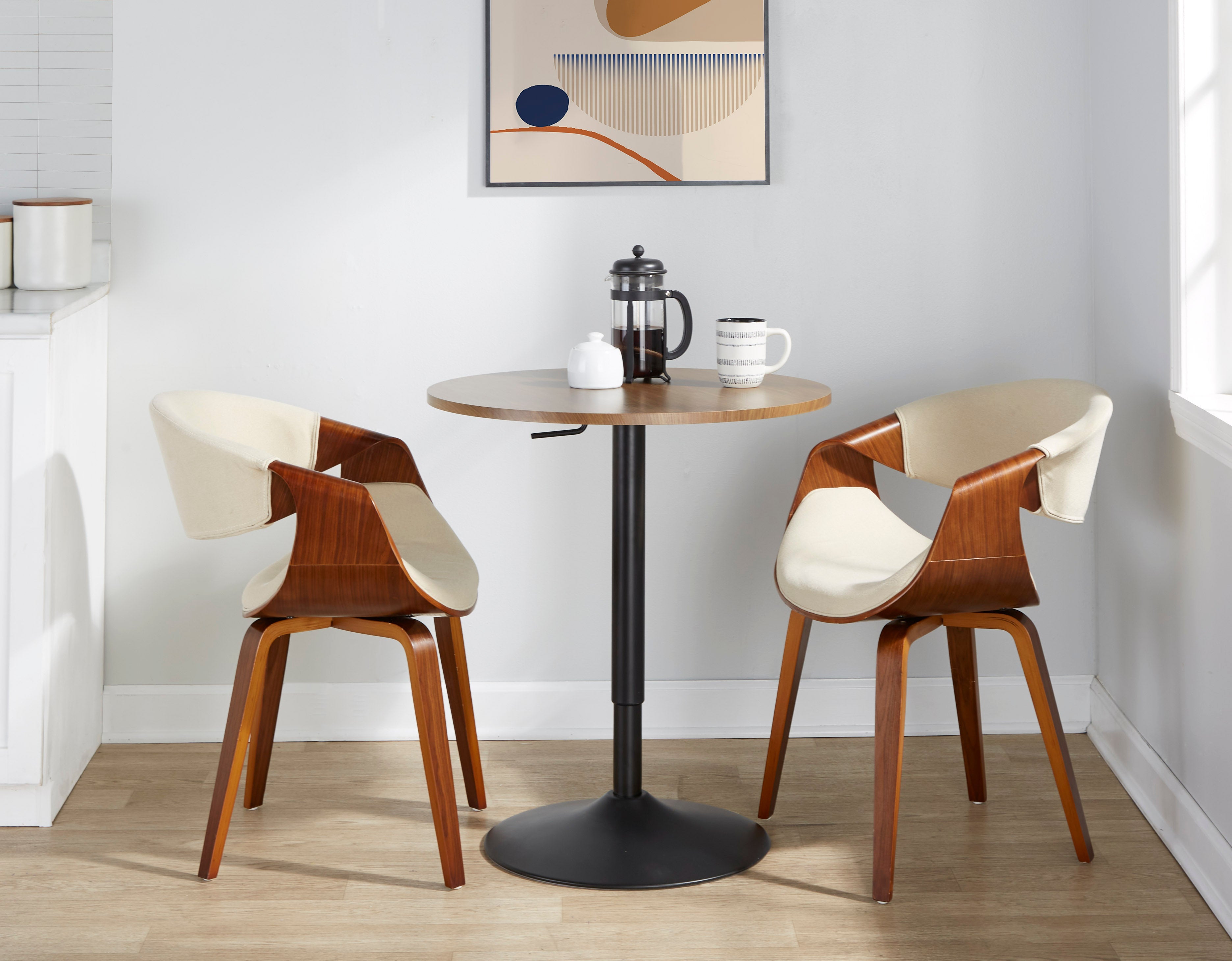 Contemporary Adjustable Bar Table