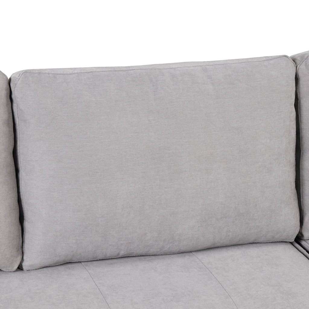 104.5" Pull Out Sleeper Sofa Reversible L-Shape Sectional Couch