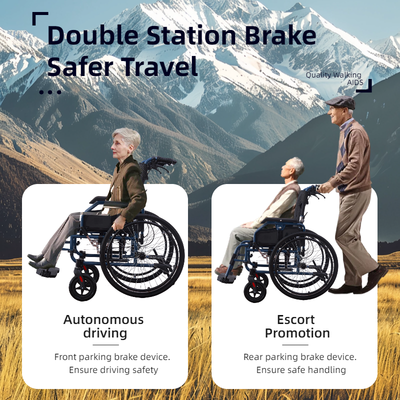 Aluminium Multi-Functional Manual Wheelchair