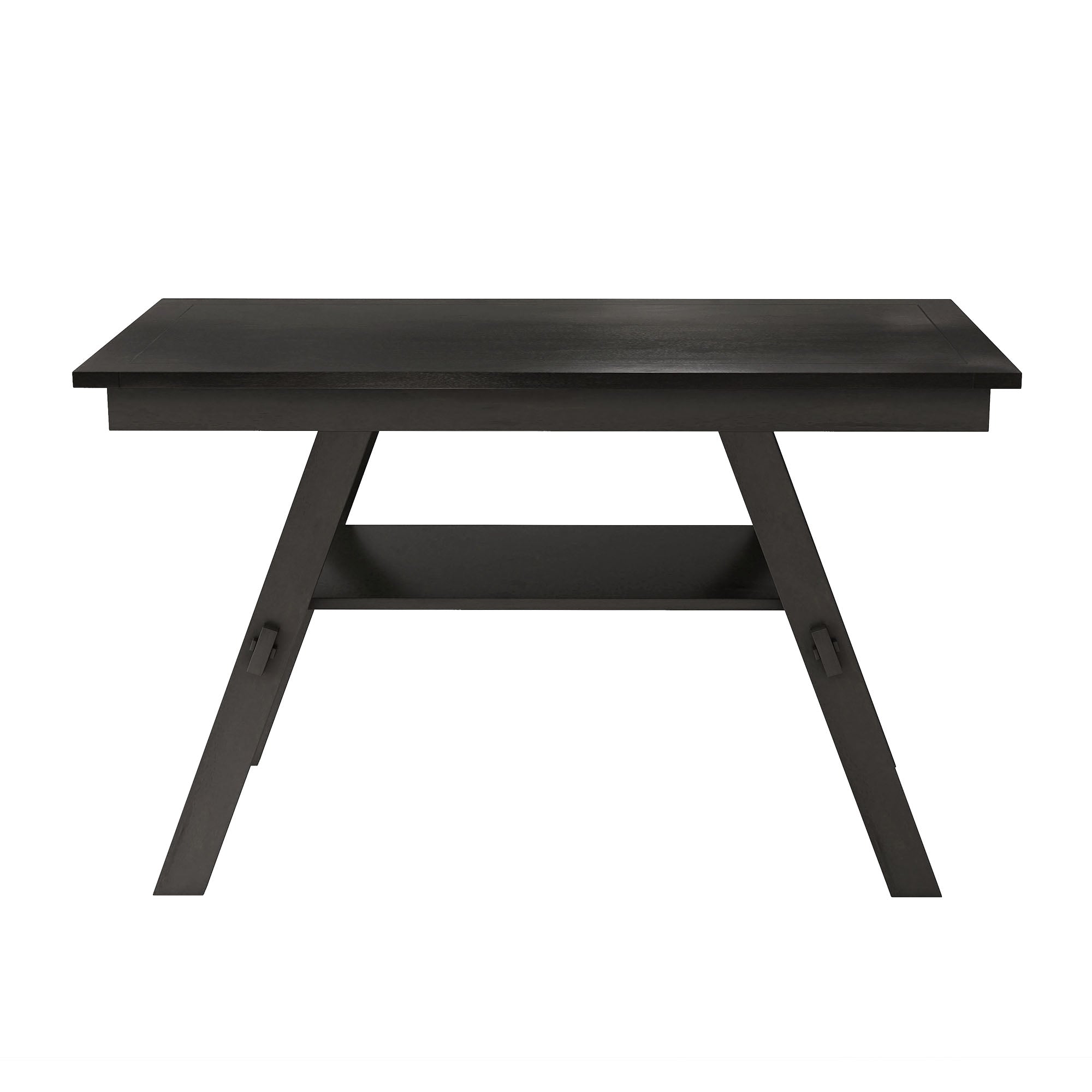 TOPMAX 6-Piece Wood Counter Height Dining Table Set with Storage Shelf